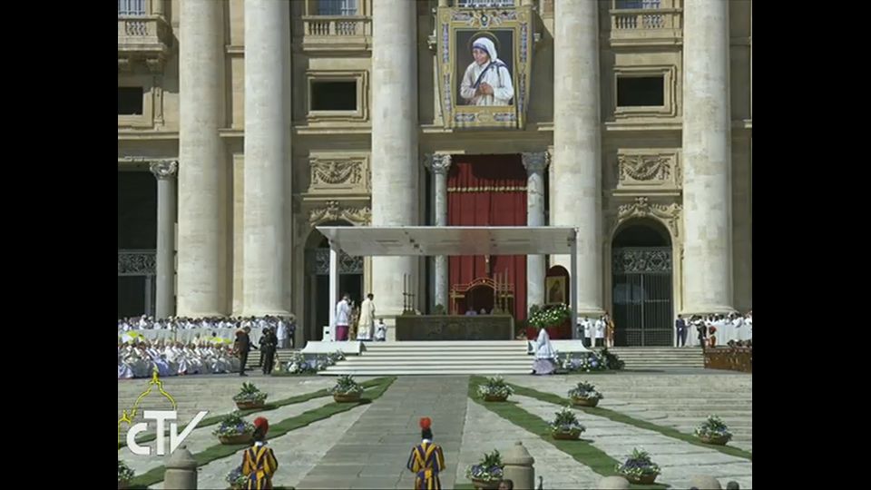 &nbsp;Cerimonia di canonizazzione di Madre Teresa Calcutta&nbsp;