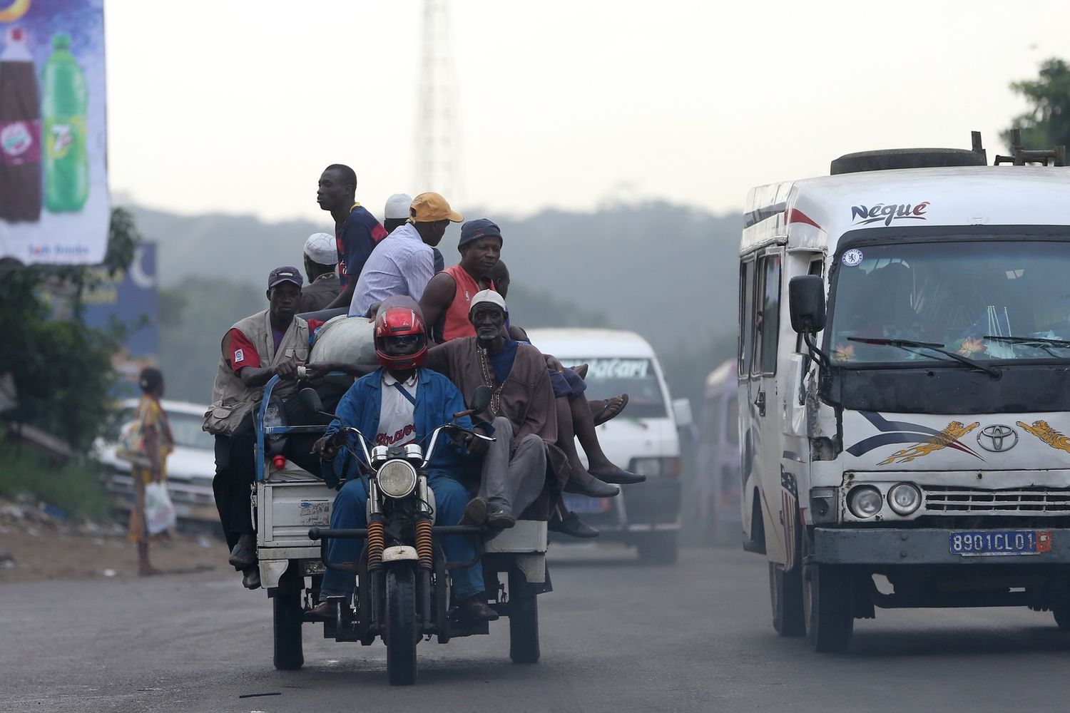 &nbsp;Costa d'Avorio - traffico strade (Afp)