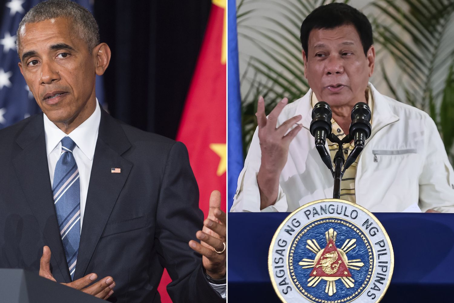 &nbsp;Rodrigo Duterte Barak Obama