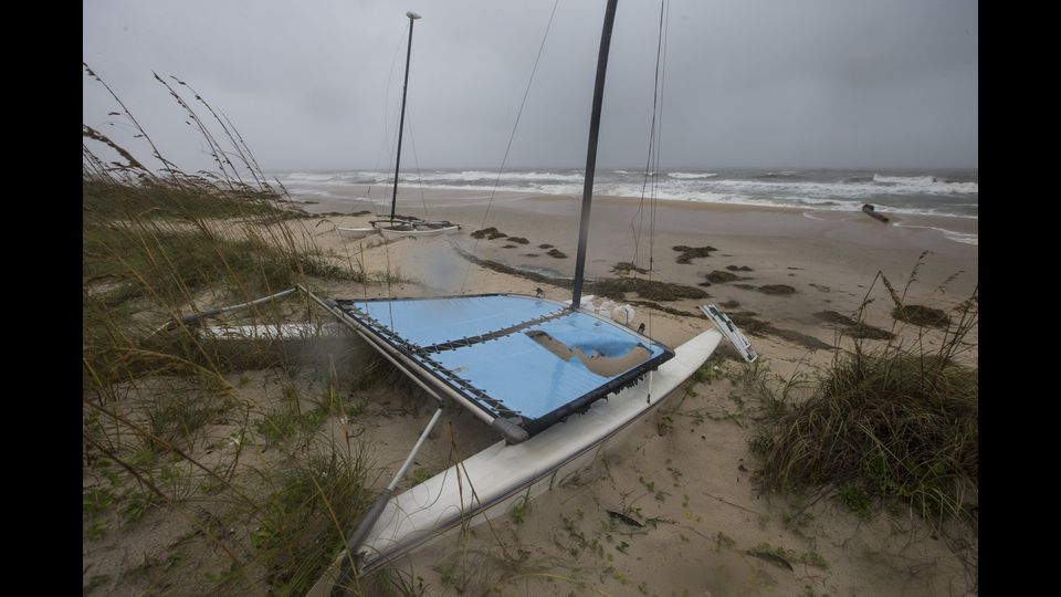 &nbsp;La tempesta Hermine (Afp)