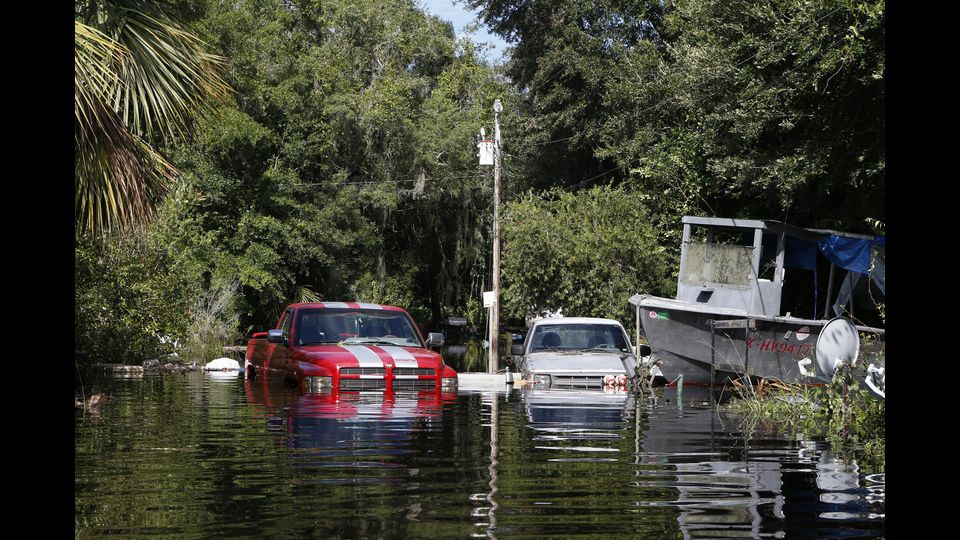 &nbsp;La tempesta Hermine (Afp)