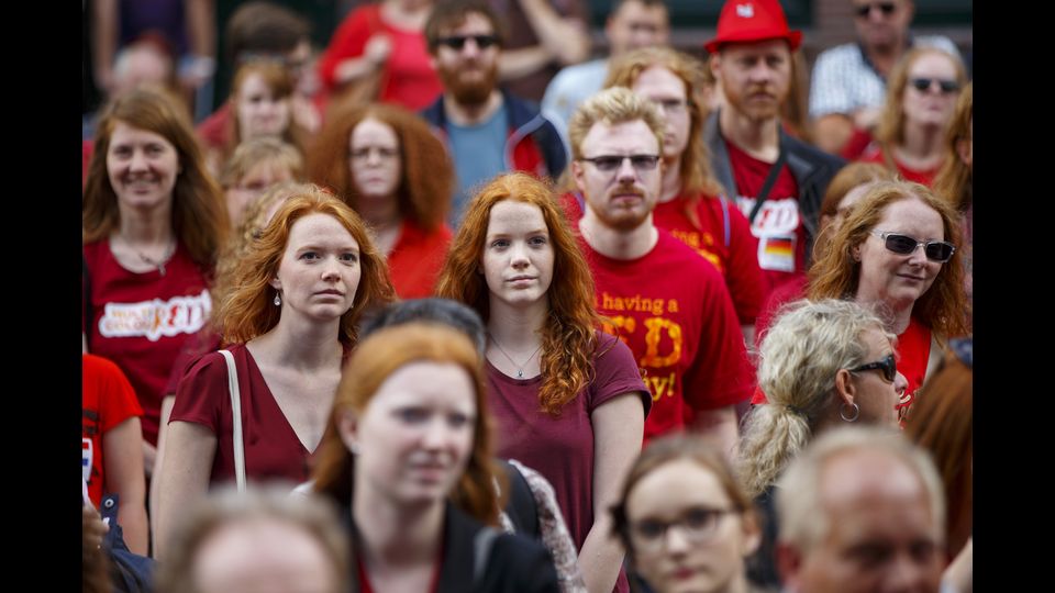Il&nbsp;RedHead Days, raduno mondiale delle&nbsp;persone con i capelli rossi (Agf)