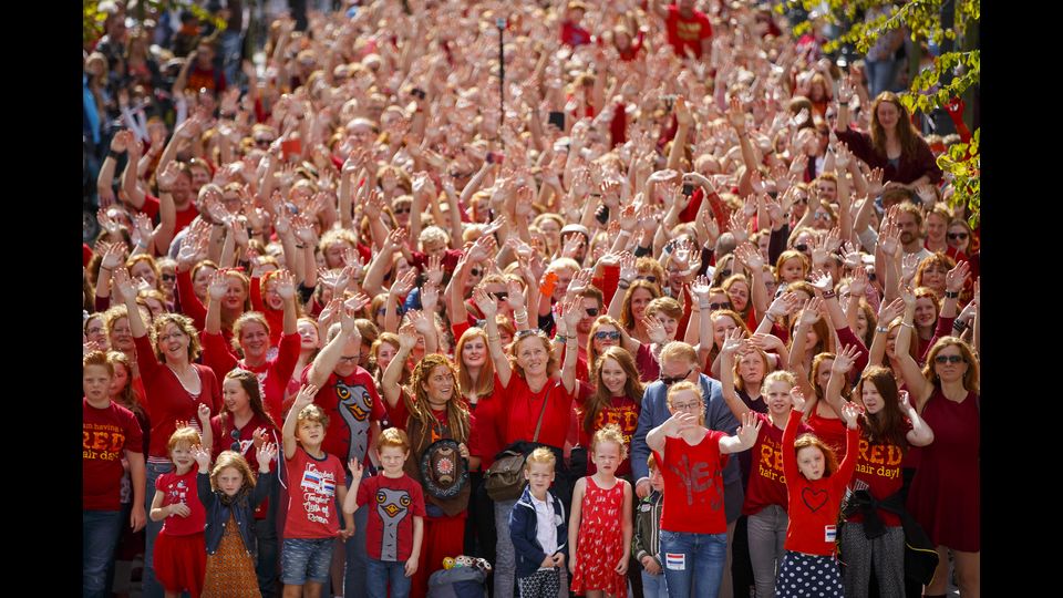 Il&nbsp;RedHead Days, raduno mondiale delle&nbsp;persone con i capelli rossi (Agf)