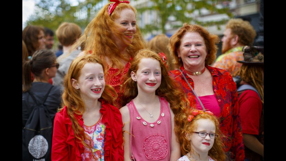 Il&nbsp;RedHead Days, raduno mondiale delle&nbsp;persone con i capelli rossi (Agf)