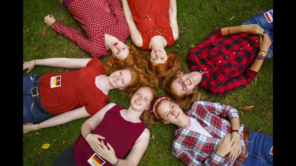 Il&nbsp;RedHead Days, raduno mondiale delle&nbsp;persone con i capelli rossi (Agf)