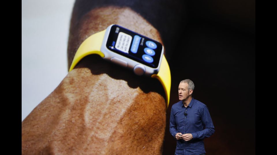 &nbsp;Apple, il nuovo Watch (foto Afp)