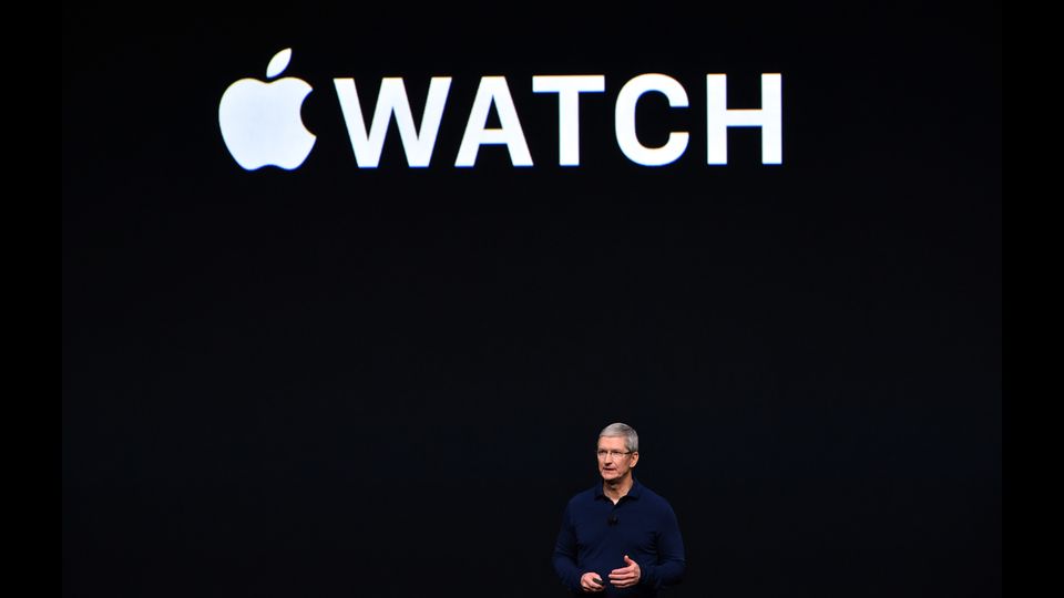 &nbsp;Apple, il lancio del nuovo Watch (foto Afp)