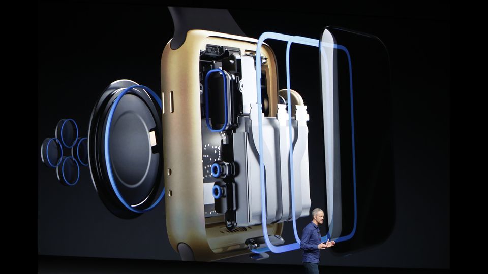 &nbsp;Apple, il nuovo Watch (foto Afp)