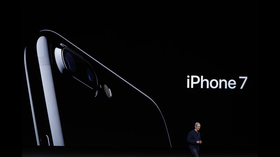 &nbsp;Apple iPhone 7 (foto Afp)