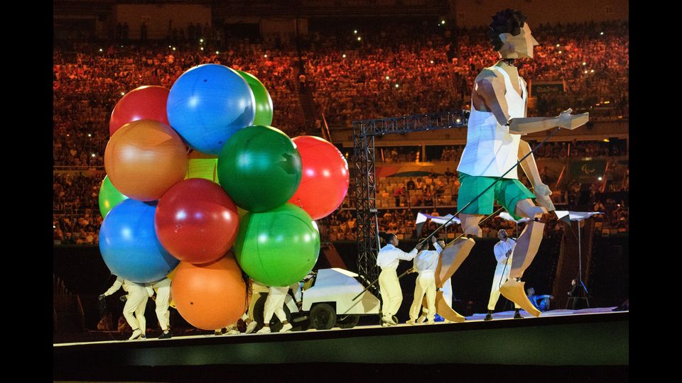 Cerimonia apertura paralimpiadi Rio 2016 (Afp)