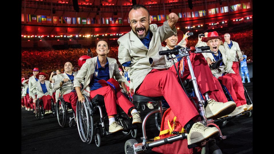 &nbsp;Cerimonia apertura paralimpiadi Rio 2016 (Afp)