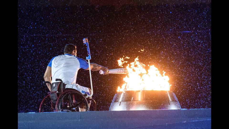 &nbsp;Cerimonia apertura paralimpiadi Rio 2016 (Afp)