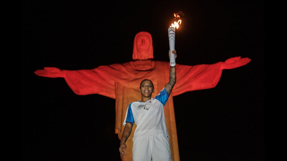 Cerimonia apertura paralimpiadi Rio 2016 (Afp)