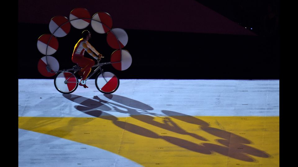 &nbsp;Cerimonia apertura paralimpiadi Rio 2016 (Afp)