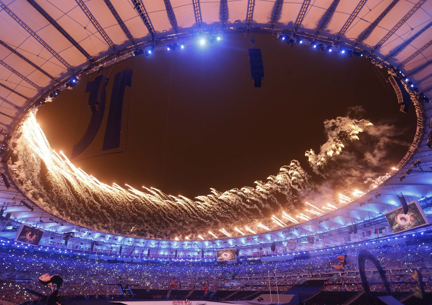 &nbsp;Cerimonia apertura paralimpiadi Rio 2016 (Afp)