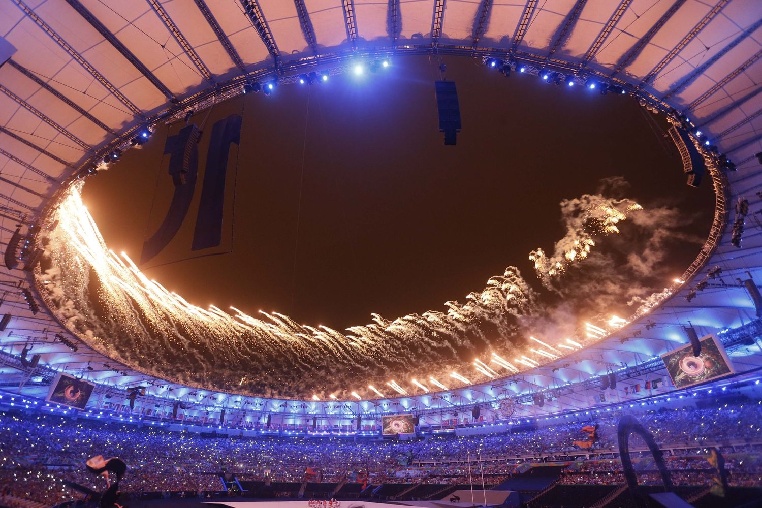 &nbsp;Cerimonia apertura paralimpiadi Rio 2016 (Afp)