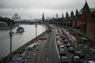&nbsp;Russia - traffico a Mosca (Afp)