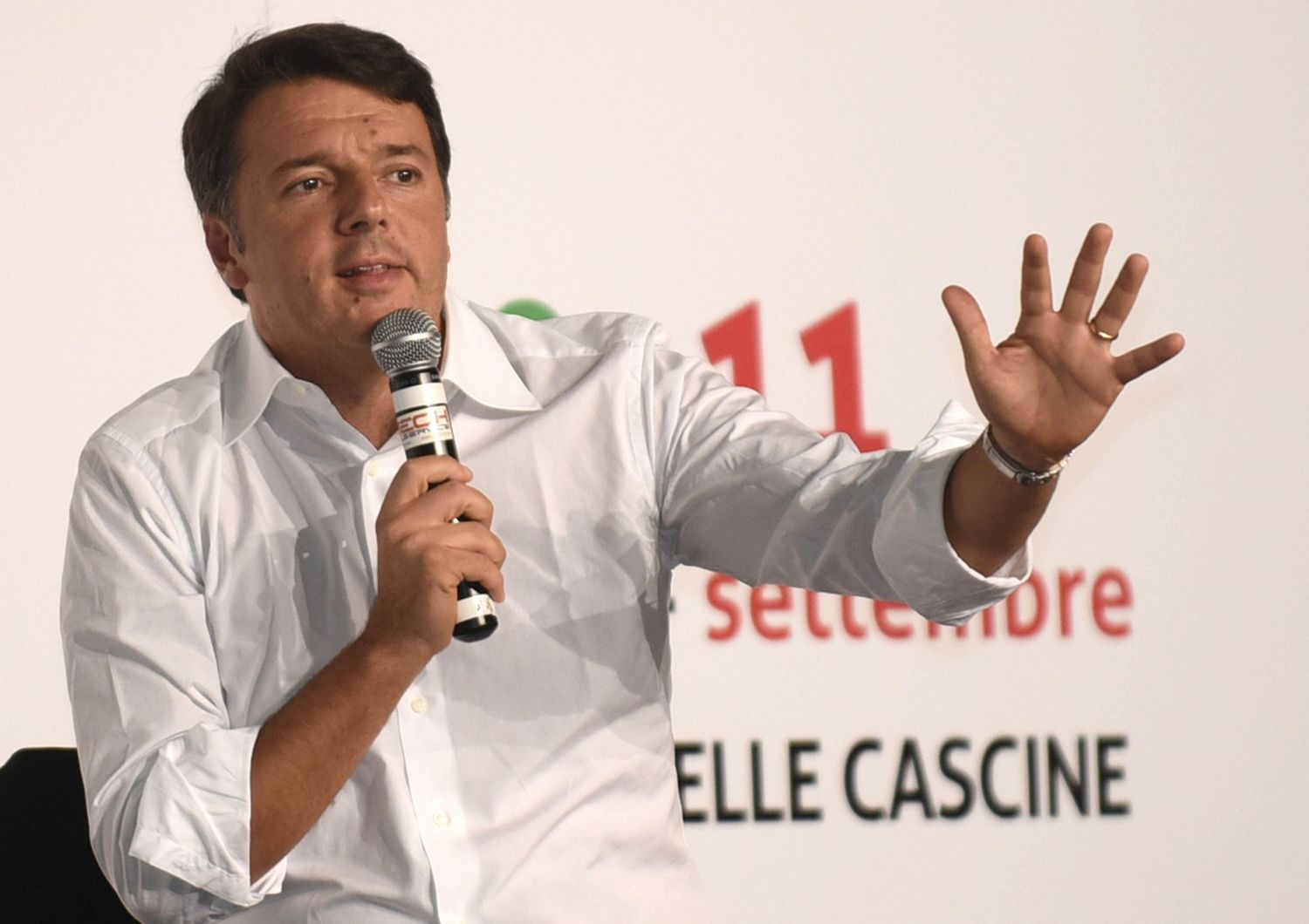 Matteo Renzi alla Festa dell'Unit&agrave;