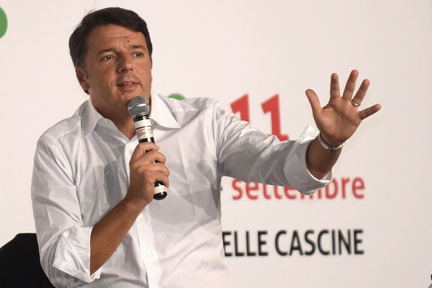 Matteo Renzi alla Festa dell'Unit&agrave;