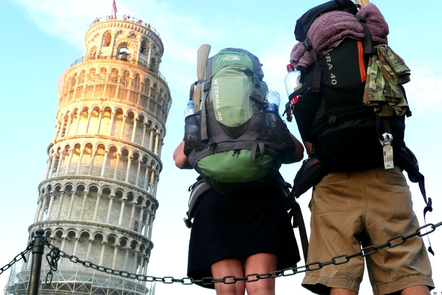 &nbsp;Turisti a Pisa