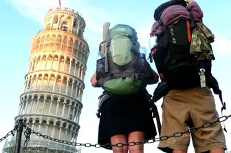 &nbsp;Turisti a Pisa
