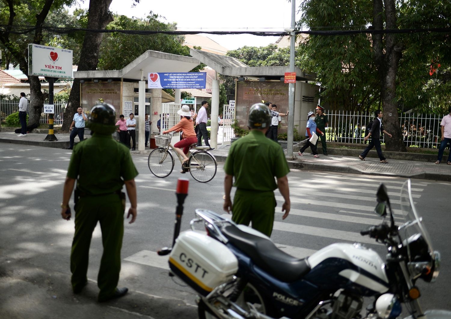 &nbsp;Vietnam poliziotti Ho Chi Minh City (Afp)