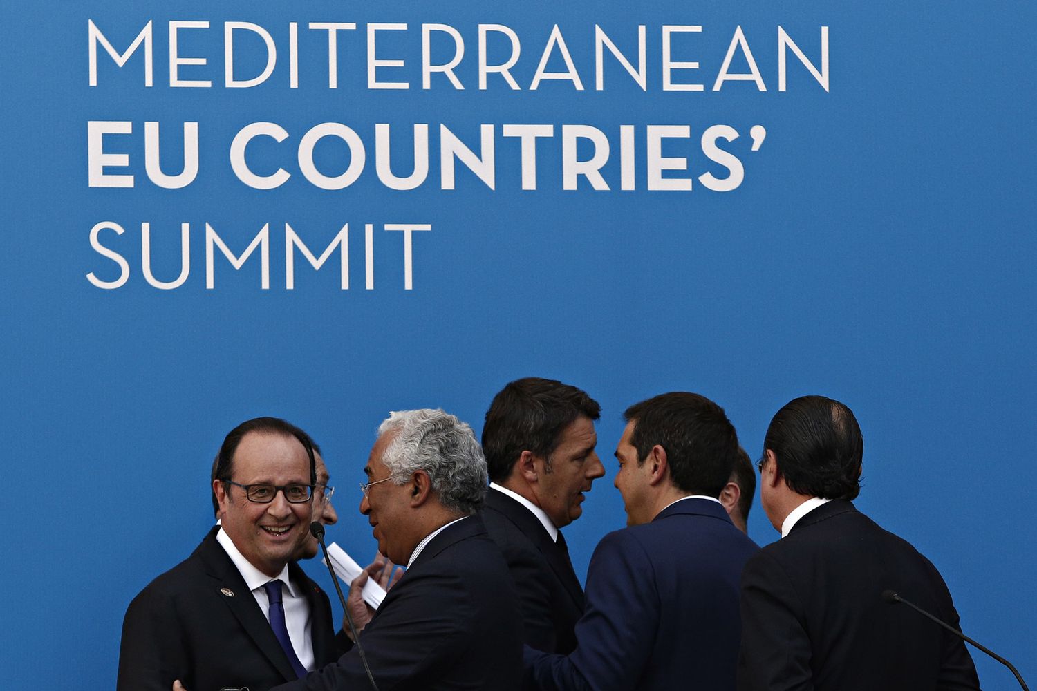 &nbsp;Vertice Atene Renzi (Afp)