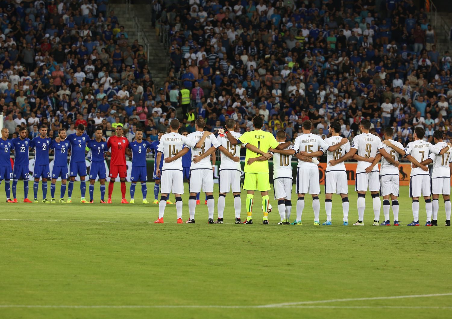&nbsp;qualificazioni Mondiali calcio Israele-Italia (Afp)