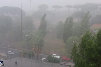 &nbsp;Nubifragio Roma temporale