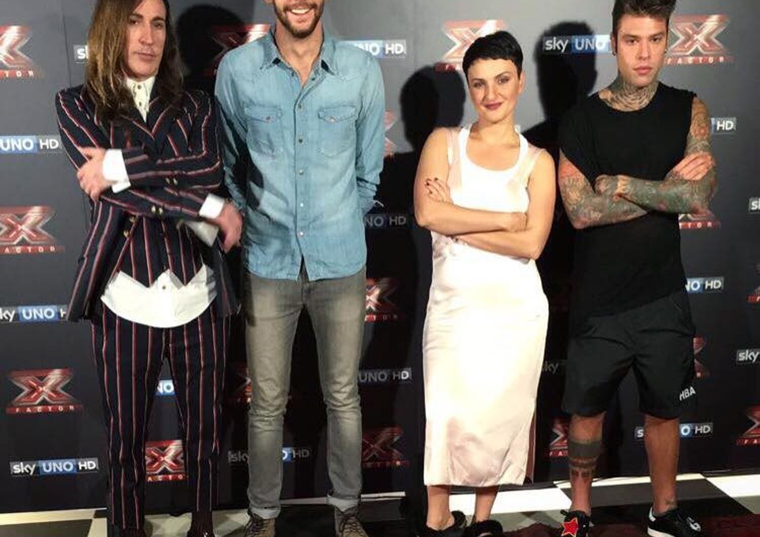 &nbsp;XFactor giuria Fedez Arisa Soler Agnelli - fb