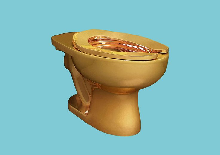 &nbsp;Guggenheim New York golden toilet wc d'oro (sito museo)