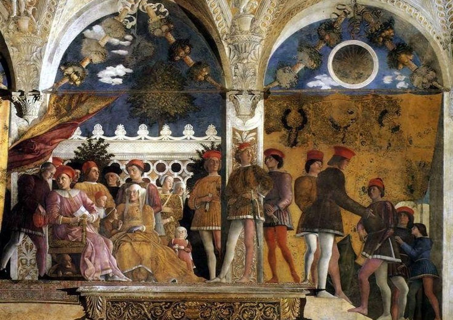 &quot;La Camera degli Sposi&quot;, dipinto da AndreaMantegna - Palazzo Ducale Mantova