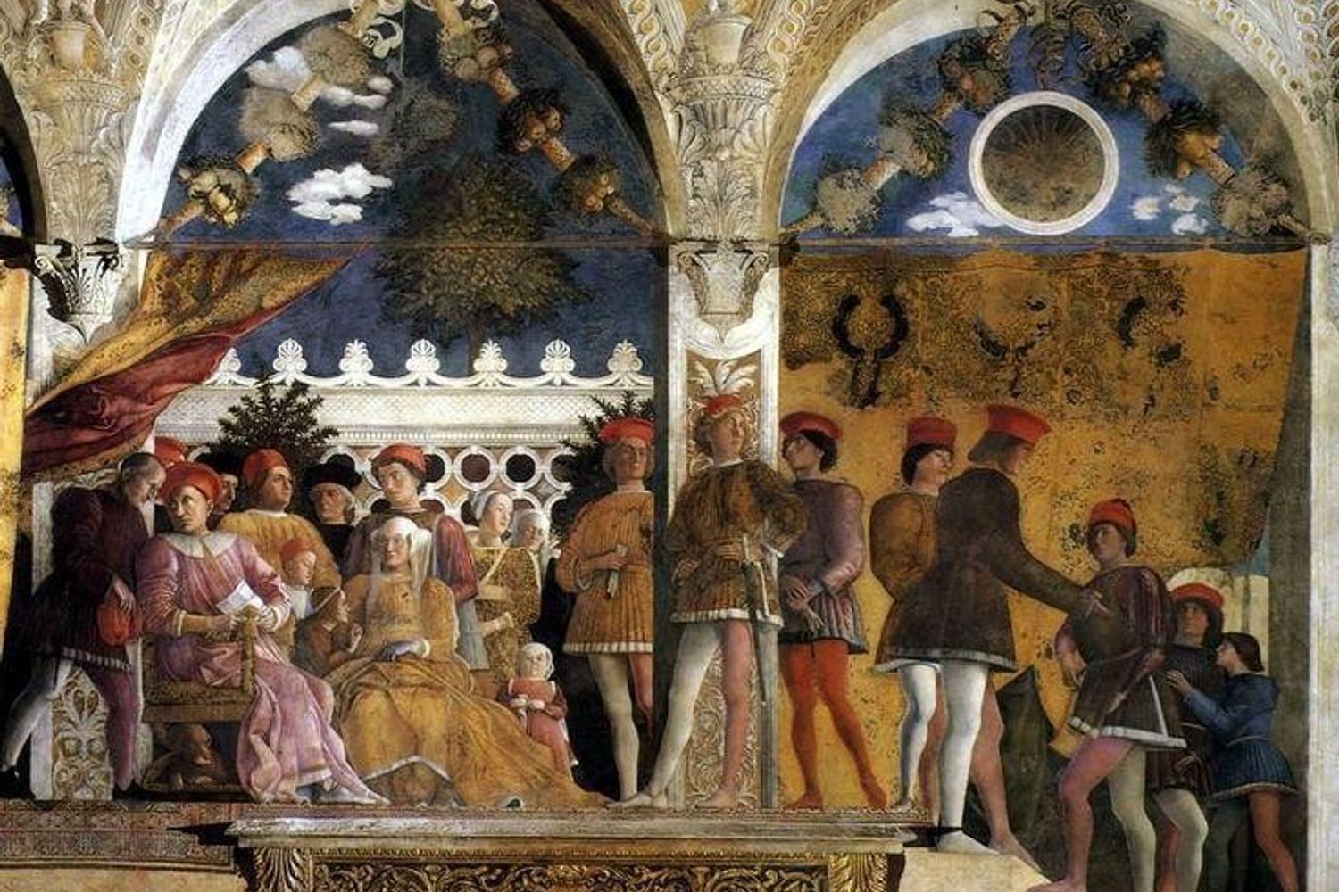 &quot;La Camera degli Sposi&quot;, dipinto da AndreaMantegna - Palazzo Ducale Mantova