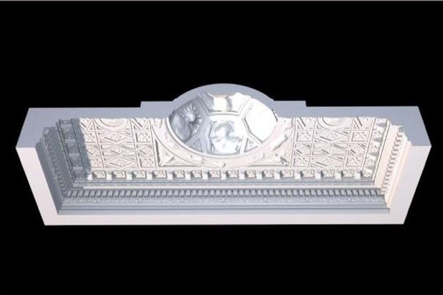 Particolari della ricostruzione dei monumenti danneggiati dall'Isis (foto Associazione Incontro di Civilta')&nbsp;