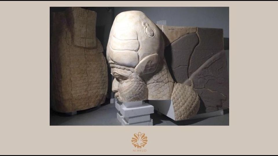 Particolari della ricostruzione dei monumenti danneggiati dall'Isis (foto Associazione Incontro di Civilta') &nbsp;