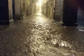 &nbsp;Cagliari maltempo allagamenti pioggia bomba d'acqua