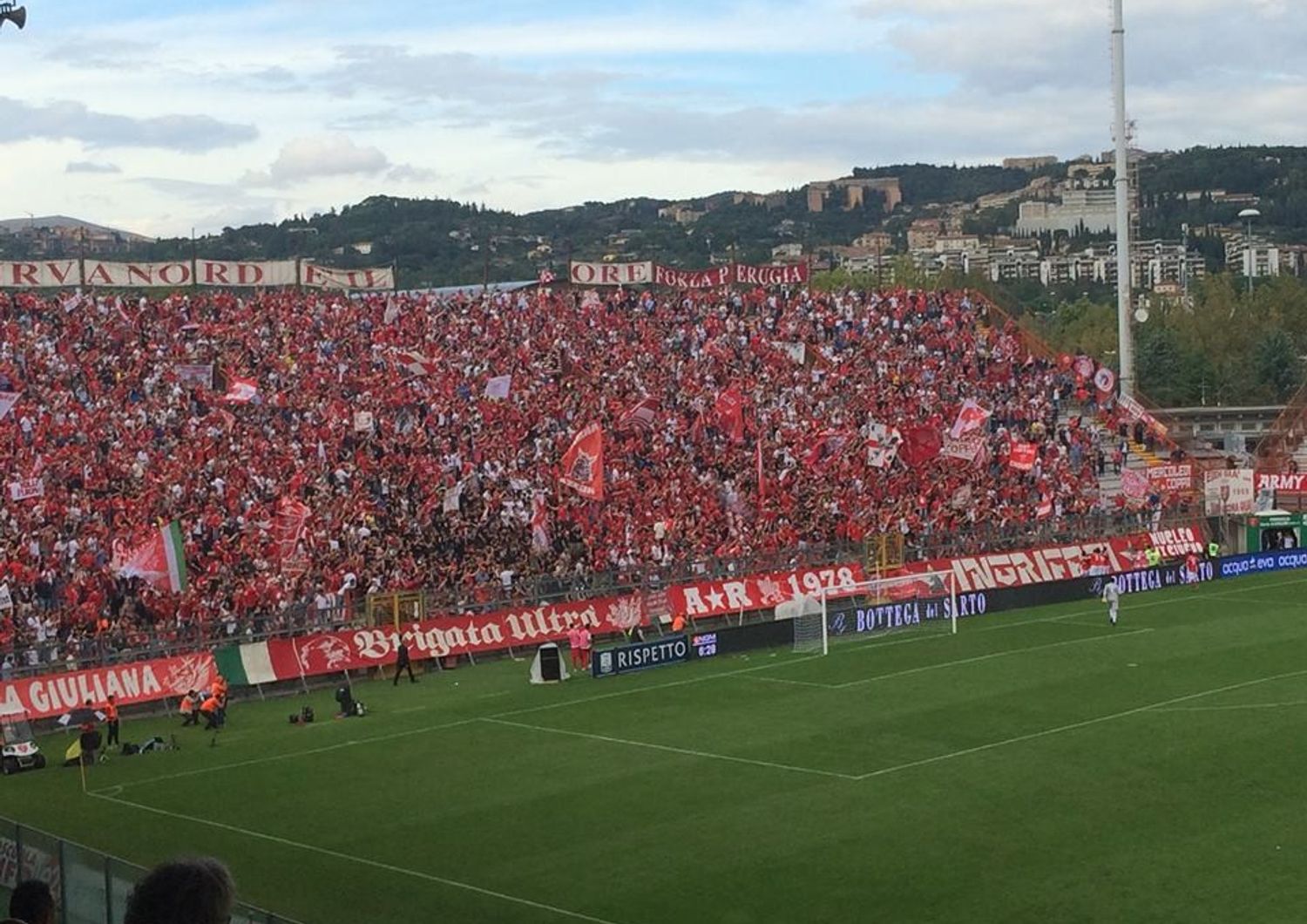&nbsp;Stadio Renato Curi Perugia partita ternana perugia tifoso morto