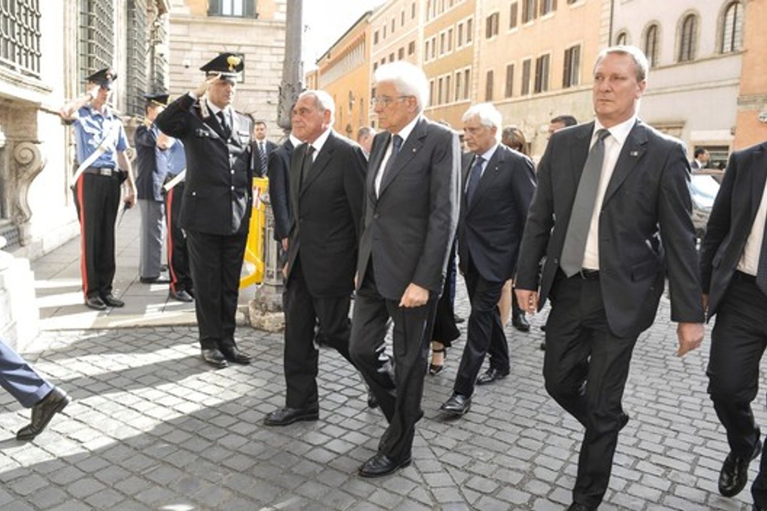 ciampi camera ardente mattarella grasso (agf)