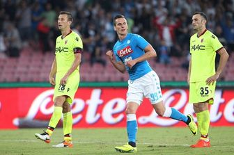 &nbsp;calcio napoli bologna milik (afp)