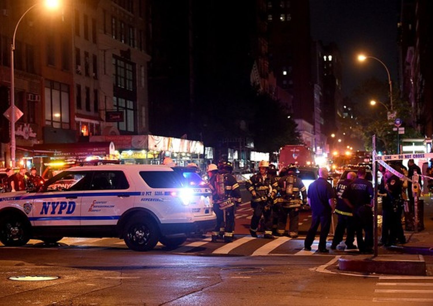 &nbsp; new york esplosione bomba a chelsea (afp)