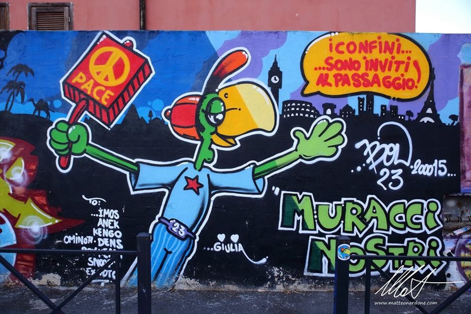 &nbsp;II edizione di Muracci Nostri a Primavalle, con oltre 50 nuove opere, finanziata con un crowdfunding online e donazioni di residenti. Quest&rsquo;anno la manifestazione &egrave; dedicata a Gian Maria Volont&egrave;&nbsp;&nbsp;