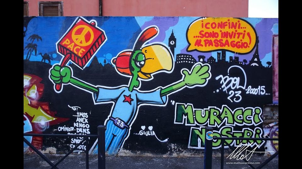 &nbsp;II edizione di Muracci Nostri a Primavalle, con oltre 50 nuove opere, finanziata con un crowdfunding online e donazioni di residenti. Quest&rsquo;anno la manifestazione &egrave; dedicata a Gian Maria Volont&egrave;&nbsp;&nbsp;