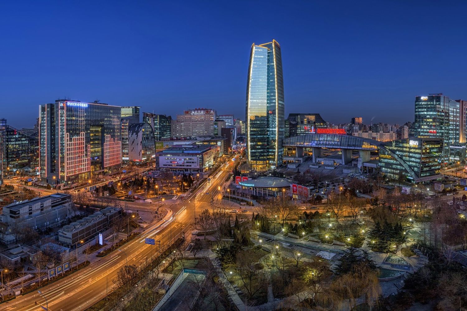 Cina - Zhongguancun - area a&nbsp;nord-ovest di Pechino &nbsp;importante centro di sviluppo tecnologico (Afp)