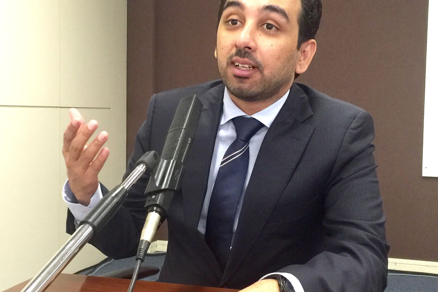 Mohamed Al Mheiri, responsabile Media e marketing National centre of meteorology and seismology di Abu Dhabi