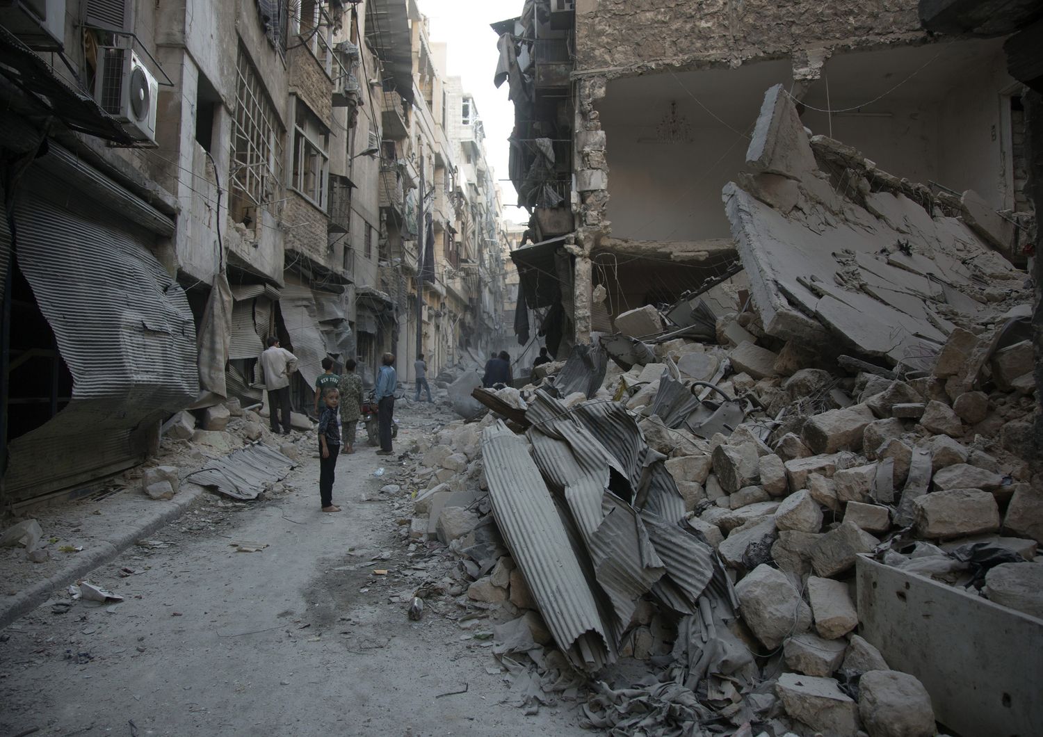 &nbsp;Siria bombardamenti, immagine d'archivio