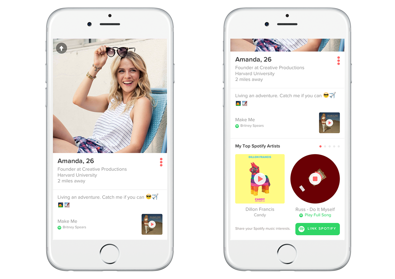 La musica giusta per rimorchiare, partnership Spotify-Tinder