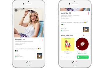 La musica giusta per rimorchiare, partnership Spotify-Tinder