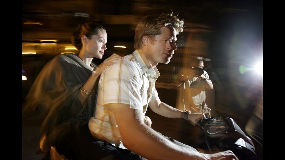 &nbsp;Brad e Angelina nel 2006 (Afp)