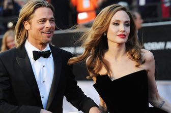 &nbsp;Angelina Jolie e Brad Pitt nel 2012 (Afp)