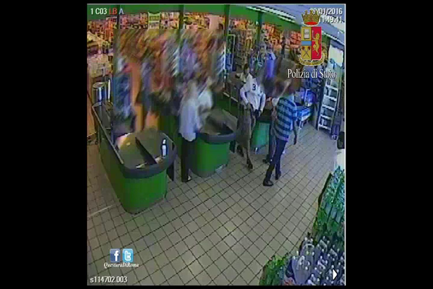 &nbsp;Rapine supermercati